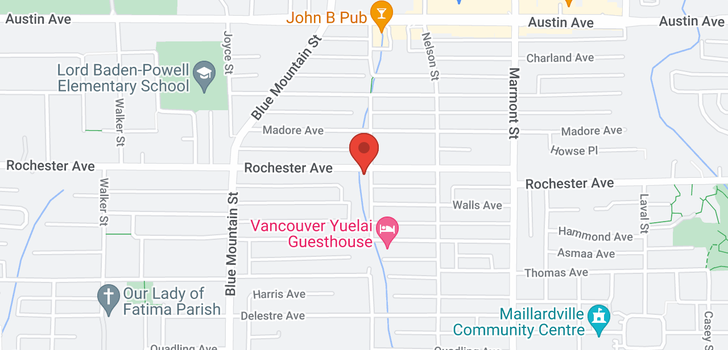 map of 970 ROCHESTER AVENUE